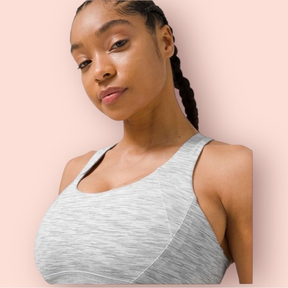 Lululemon Free To Be Elevated Bra Wee Are From Space Nimbus Battleship size 4 - Picture 2 of 6